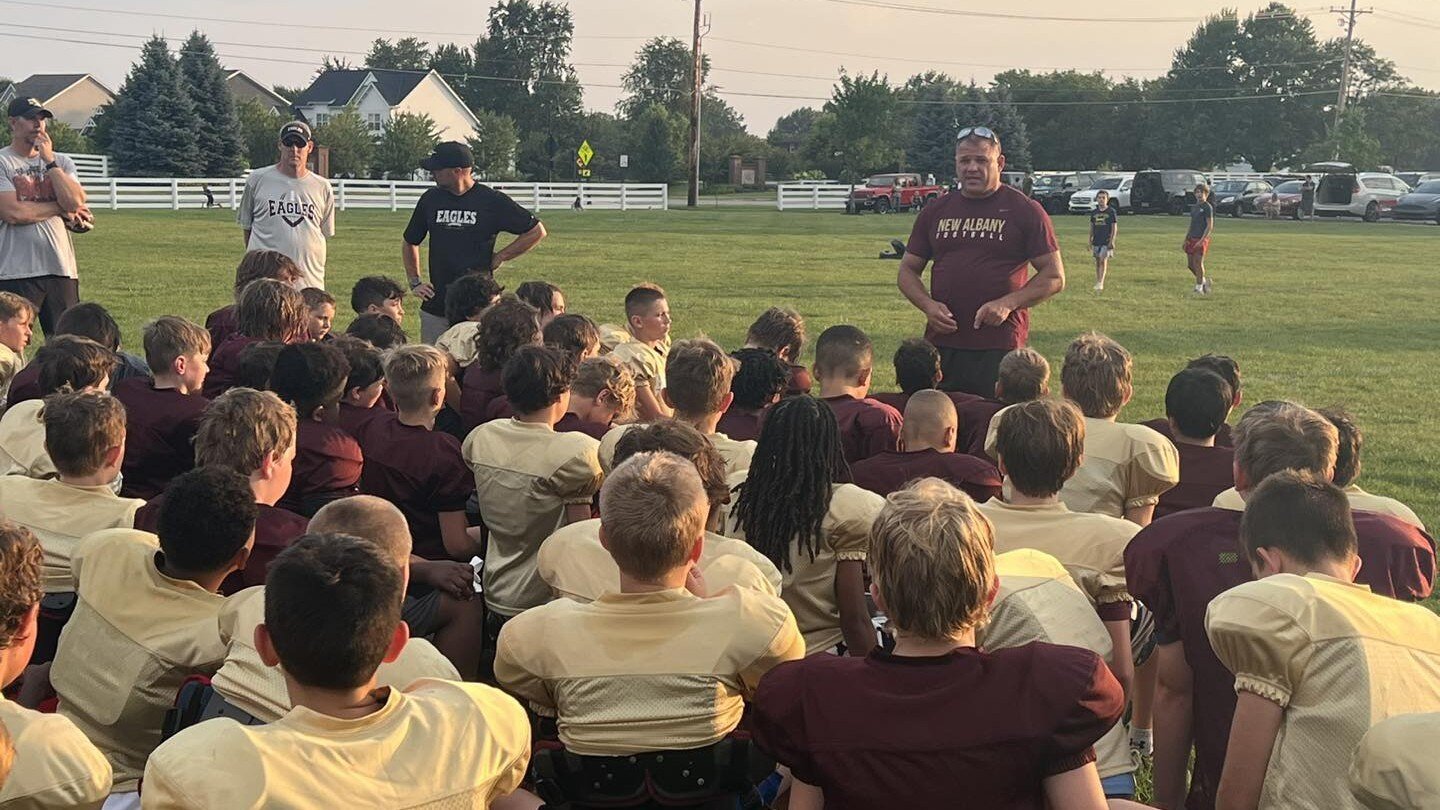 Boost helped New Albany High School with their fundraising for their Youth Football..