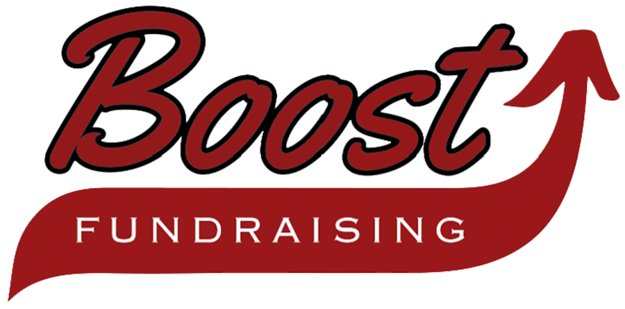 Boost Fundraising All Red Logo